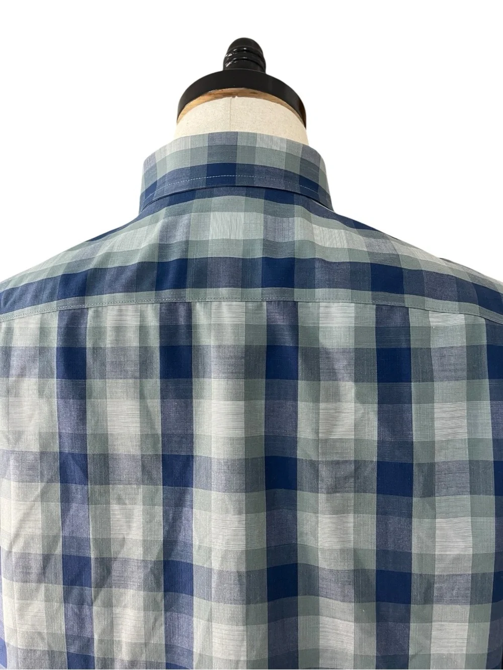 UNTUCKit Redaelli Wrinkle Free Button Down Shirt Blue Gray